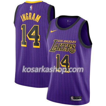 Dres Los Angeles Lakers Brandon Ingram 14 Nike 2018-19 City Edition Ljubičasta Swingman